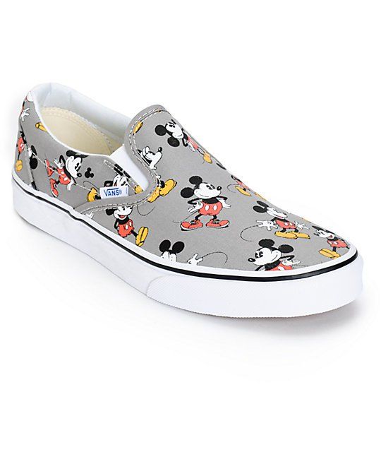 Disney shoes, Vans, Vans slip on