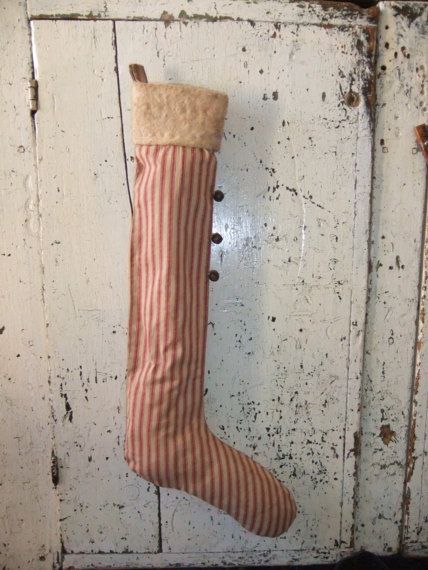 primitive christmas primitive christmas stocking red white by treasuredprimitives - Primitive Christmas Stockings primitive christmas primitive christmas stocking red white by treasuredprimitives - Primitive Christmas Stockings