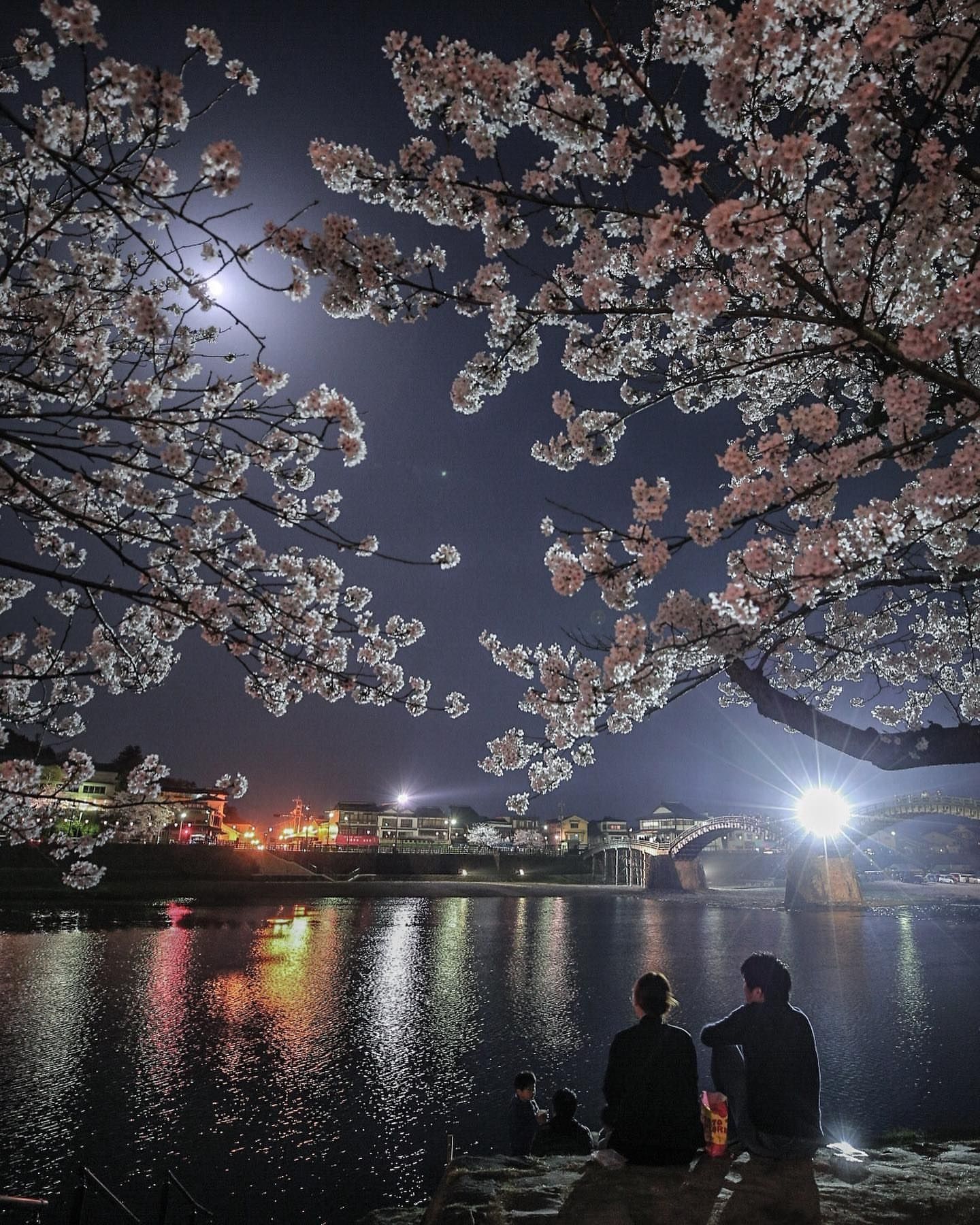 Photo by @ichijikupai . *.:* . . ライトアップの桜🌸は本当に美しいですが . 見たままの美しさを表現するために 逆にレタッチします♡ . . . 山口県 岩国市 Iwakuni Yamaguchi Prefecture,Japan . 📷2018.3.31撮影 . 。.゚°:。.゚°:。.゚°:。 . #lightroomweek #art_of_japan_ #Lovers_Nippon #daily_photo_japan #広がり同盟 #hubsplanet #錦帯橋 #ライトアップ #桜 🌸 #ザ花部 #はなまっぷ . .