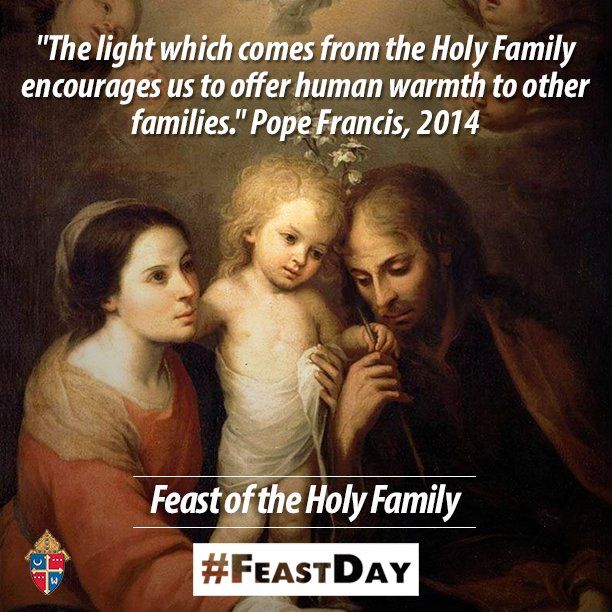 Happy FeastDay of the Holy Family!! Saint quotes, Inspirational quotes, Holy family