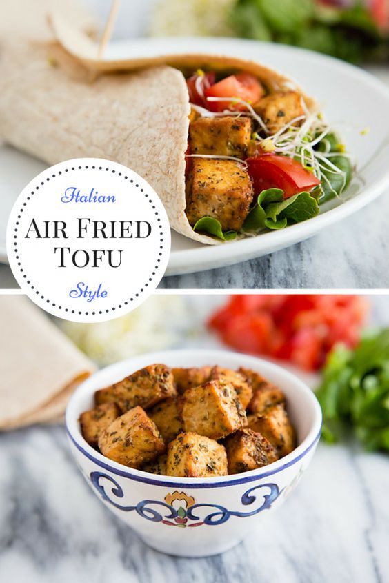 Air Fried Tofu Italian Style Air Fried Tofu Italian Style