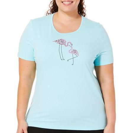 coral bay plus jeweled flamingo family top tops koral mkm size chart