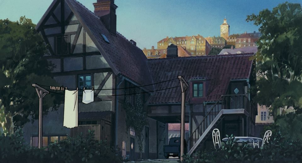 kiki s delivery service 魔女の宅急便 by kazuo oga backgrounds art c studio ghibli studio ghibli background studio ghibli ghibli