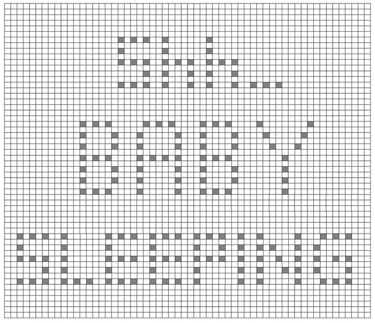 free crochet bobble stitch letter patterns ile ilgili
