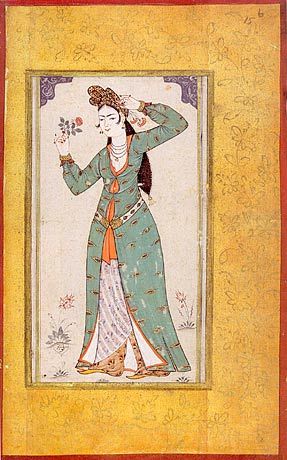 Levni Young Ottoman Lady 18th Century Topkapi Palace Museum Islamic Art Painting Art Levni Young Ottoman Lady 18th Century Topkapi Palace Museum Islamic Art Painting Art