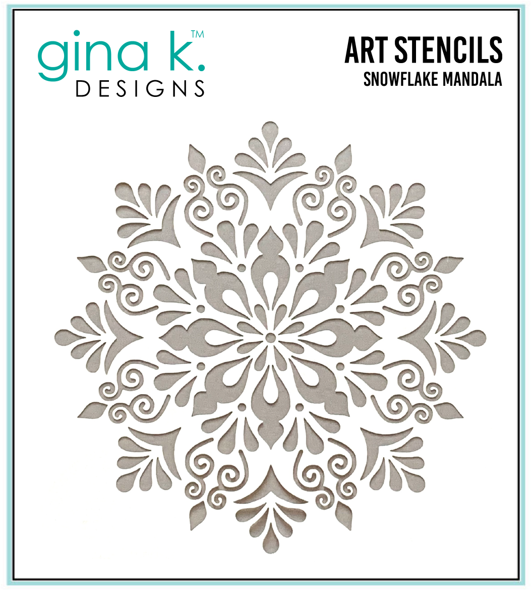 Gina K. Designs Art Screens can be used with ink, sprays, pastes, and gels to create beautiful backgrounds and images. Layer stencils together for more options. Wash with soap and warm water. Pat dry. 5.875 X 5.875 Made in USA Mandala Stencils, Stencil Art, Stencil Designs, Snowflake Stencil, Stenciling, Damask Stencil, Stencils For Painting, Craft Stencils, Bird Stencil