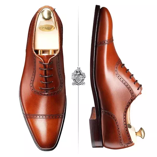 Crockett & Jones Westbourne Oxford– Chestnut Calf | Best shoes for ...