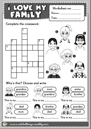 FAMILY WS http://eslchallenge.weebly.com/ | Ingles para preescolar