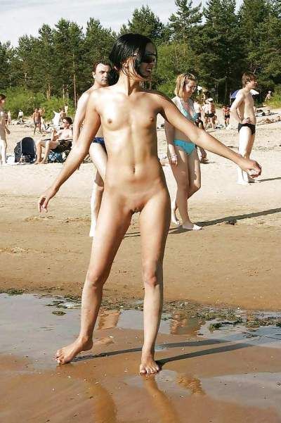 asian beach nude Jizz facial pic