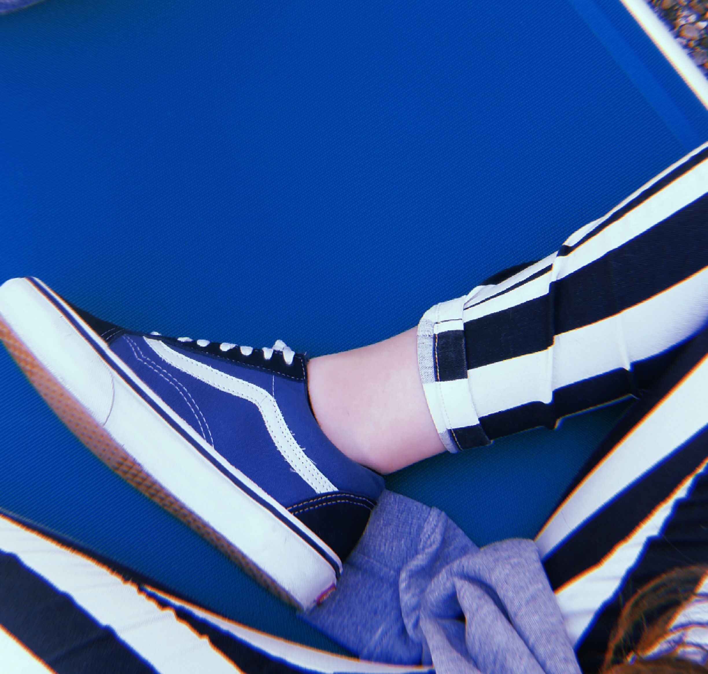 Blue Vans Old Skool