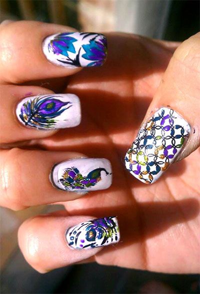 cute zoo farm animals nail art designs ideas 2013 2014 12 cute zoo