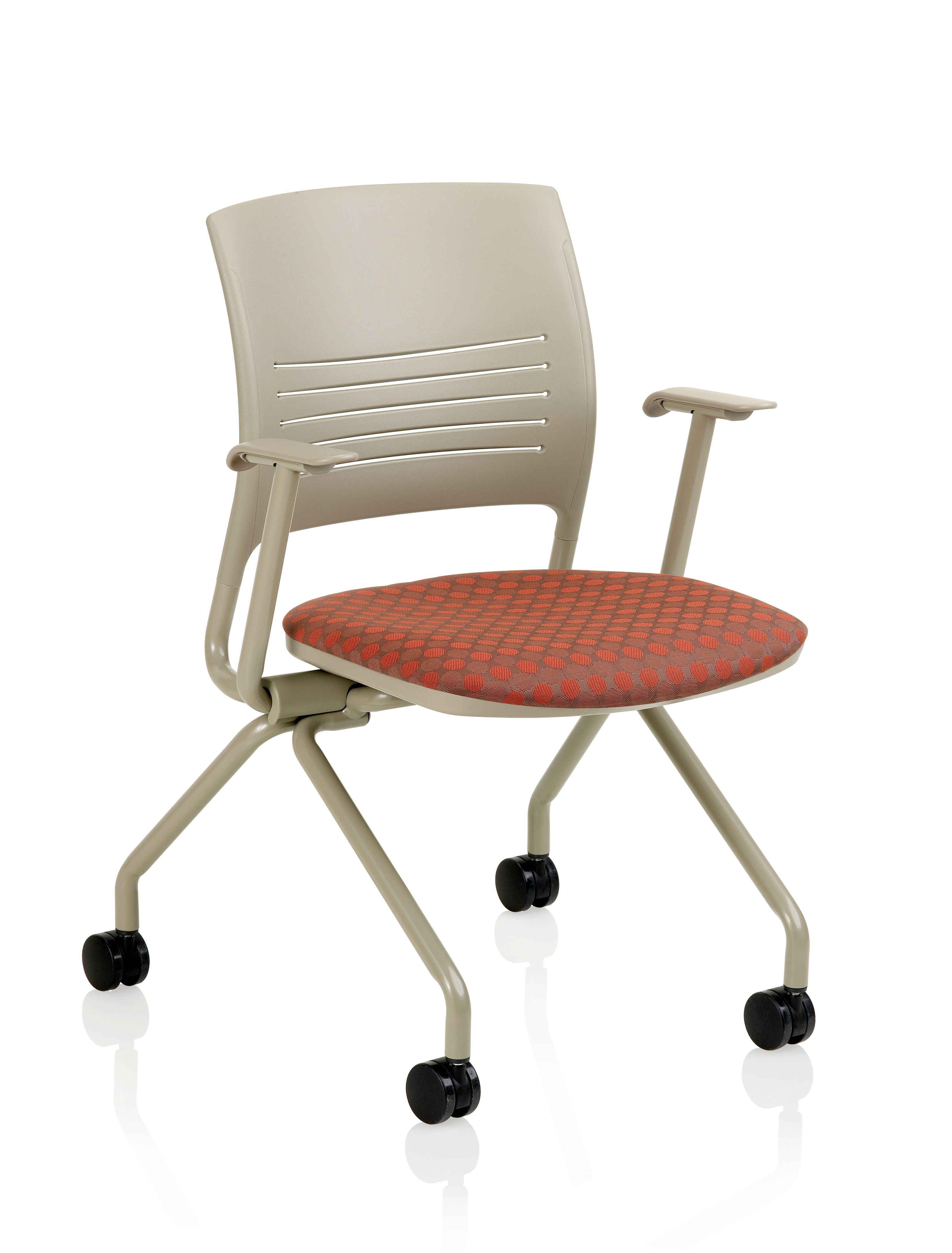 Strive Nesting with Upholstered Seat & T Arms