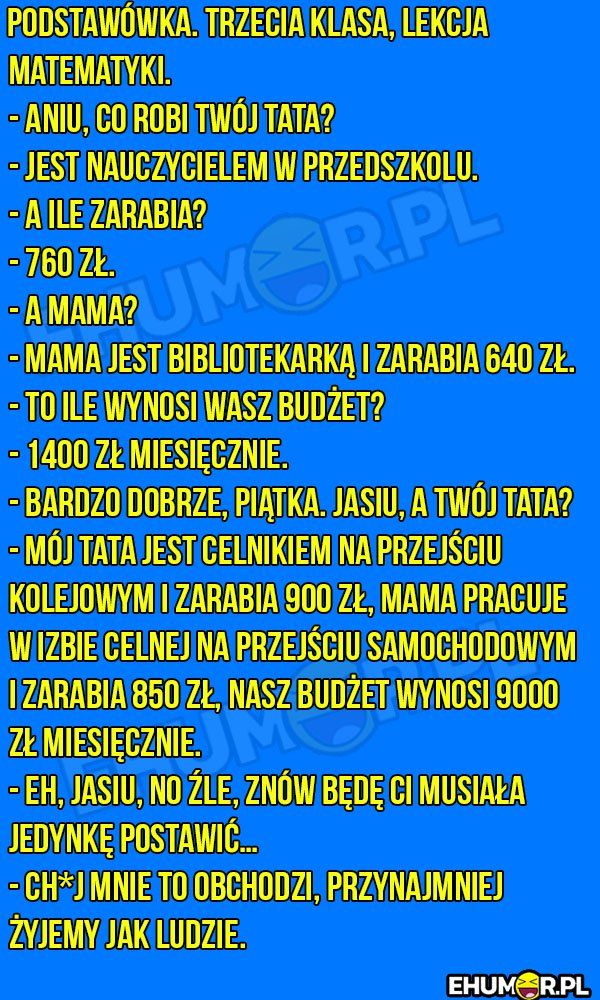 Podstawówka lekcja matematyki… – eHumor.pl – Humor, Dowcipy, Najlepsze