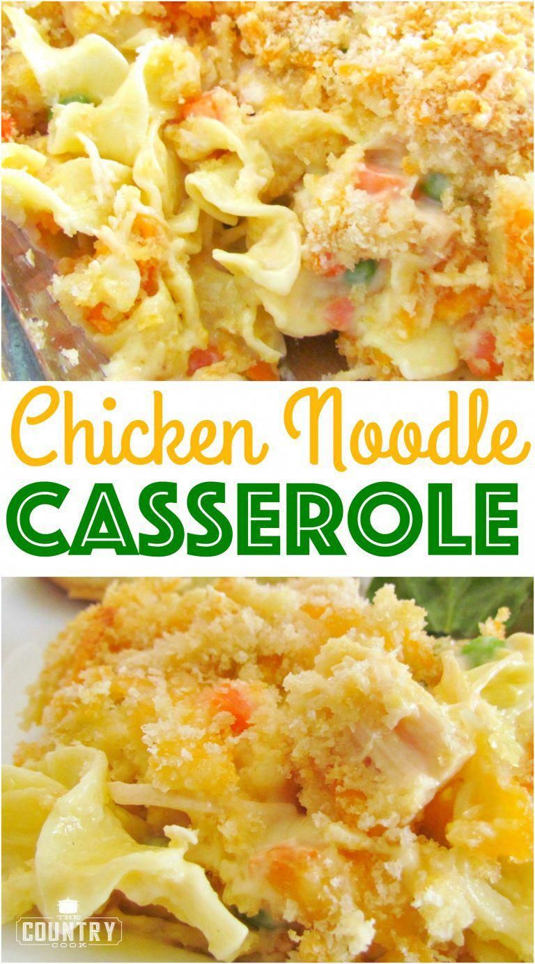 EASY CHICKEN NOODLE CASSEROLE EASY CHICKEN NOODLE CASSEROLE