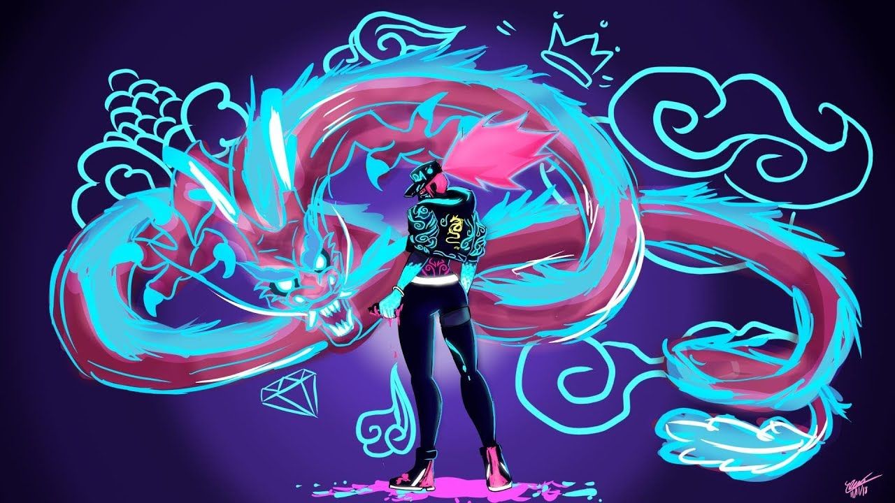 League Of Legends Fondos, Akali League Of Legends, League Of Legends Characters, Lol League Of Legends, Character Creation, Character Art, Neon Girl, Graffiti Tagging, Thicc Anime