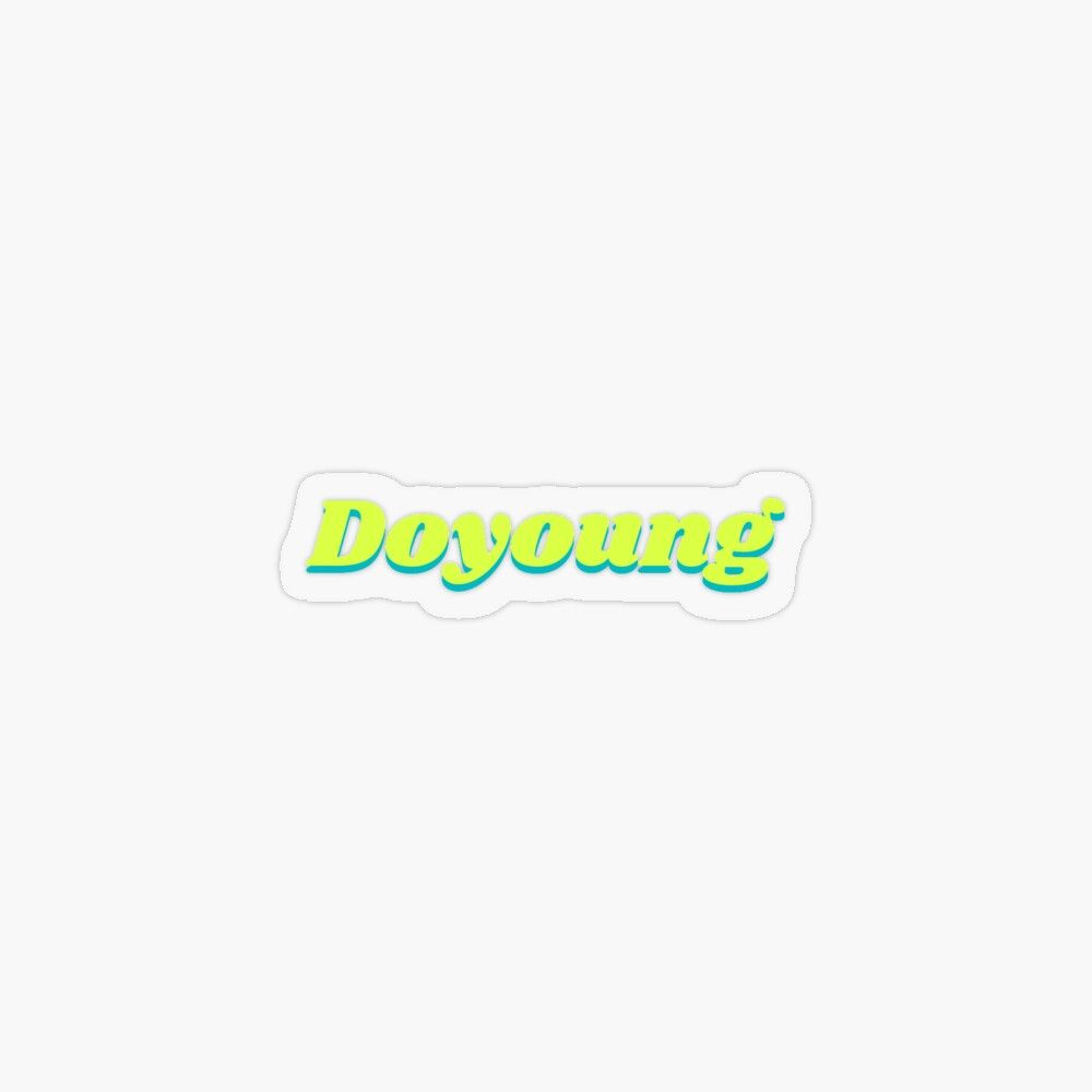 doyoung nct transparent sticker by stickersmostore in 2020