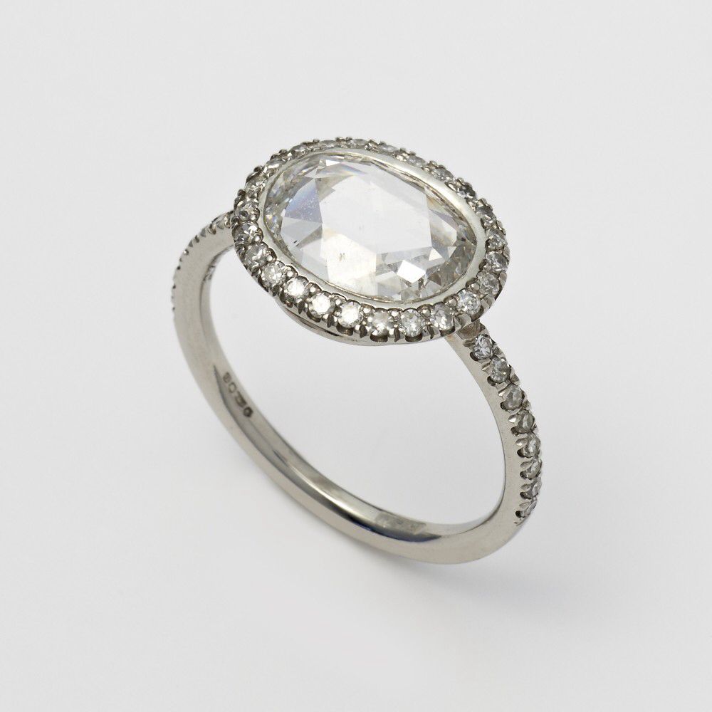 William Welstead | Rosecut diamond ring, Bling, Pearl ring