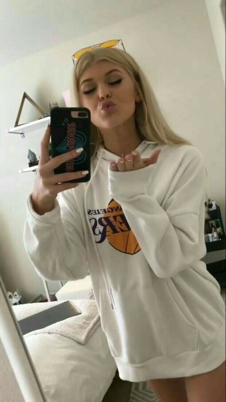 Petite Blonde Selfie