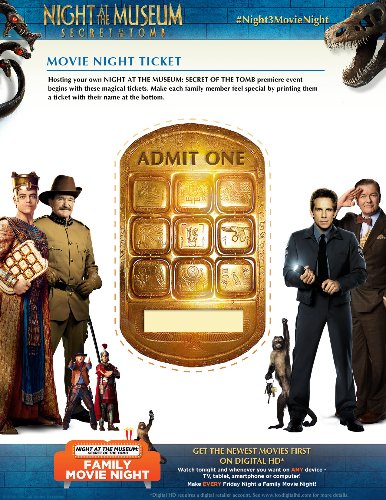 worksheet Night At The Museum Worksheets print out and give these ticket to your personal night at the museum secret of