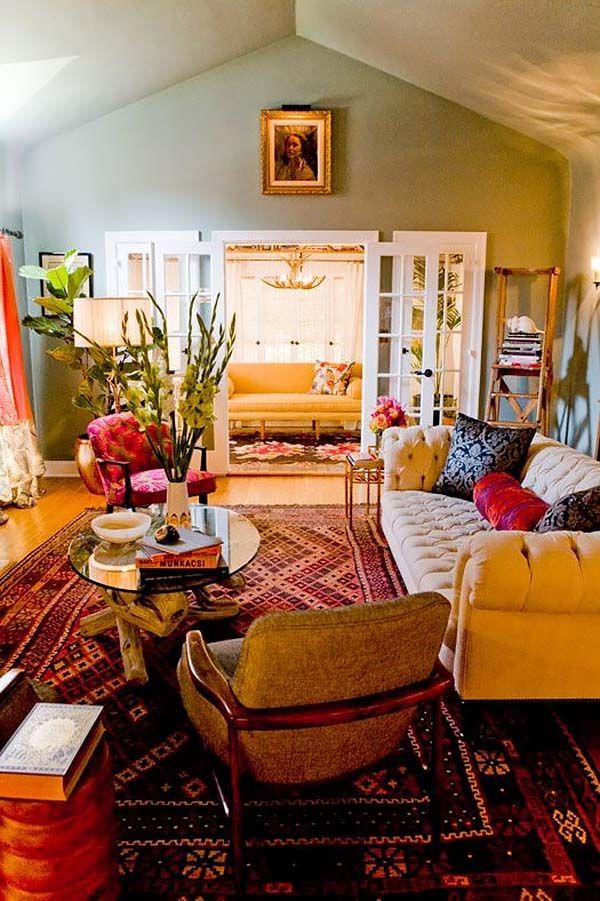 46 bohemian chic living rooms for inspired living | chic living room