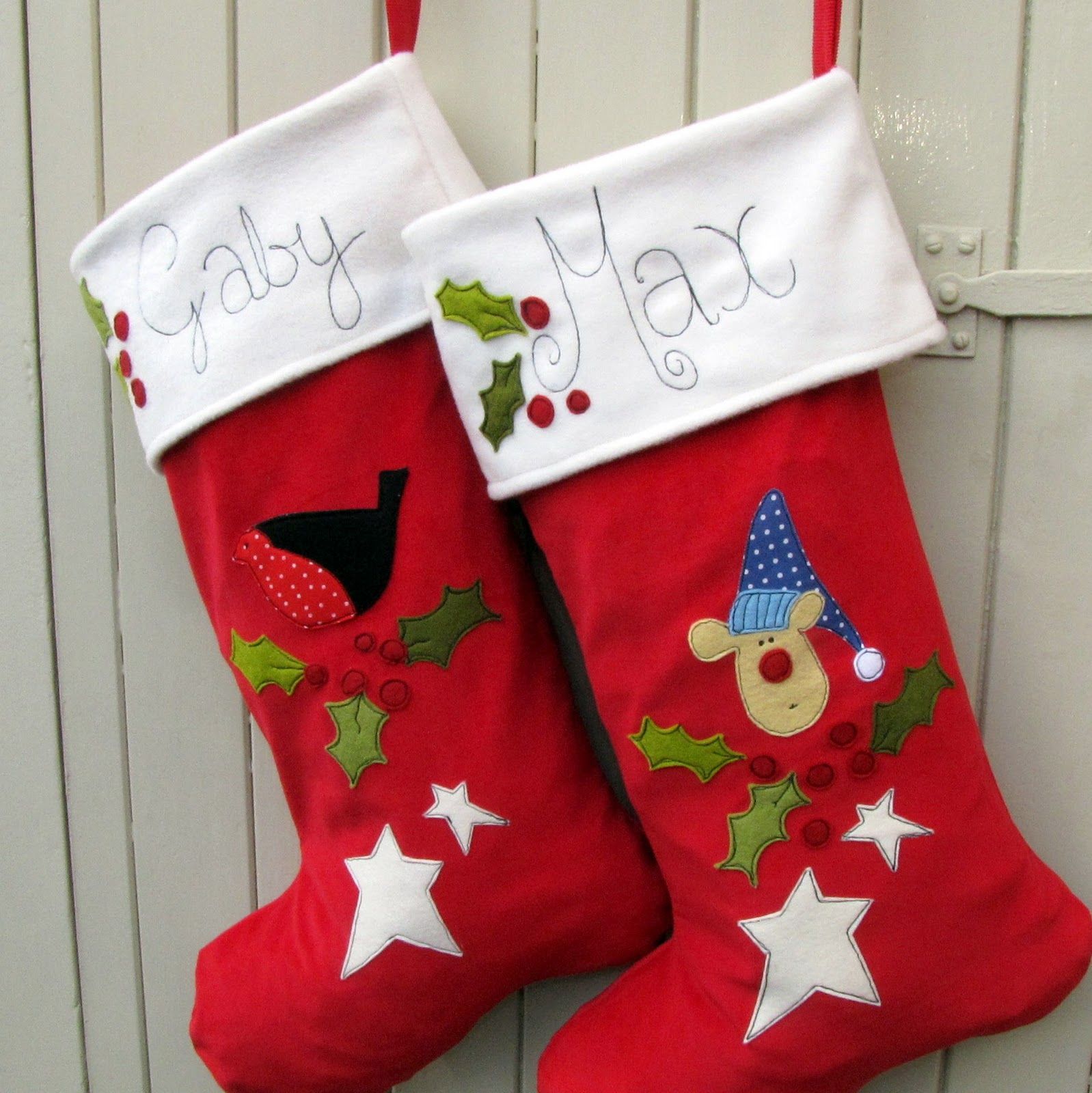 christmas stockings childrens christmas stocking miss robin and