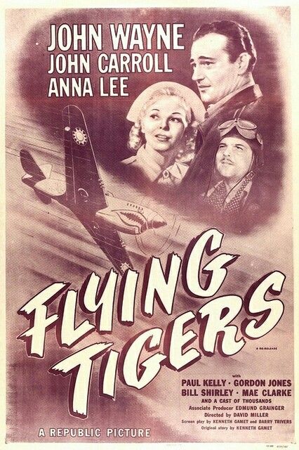 Flying Tigers 1942 John Wayne movie poster print 2