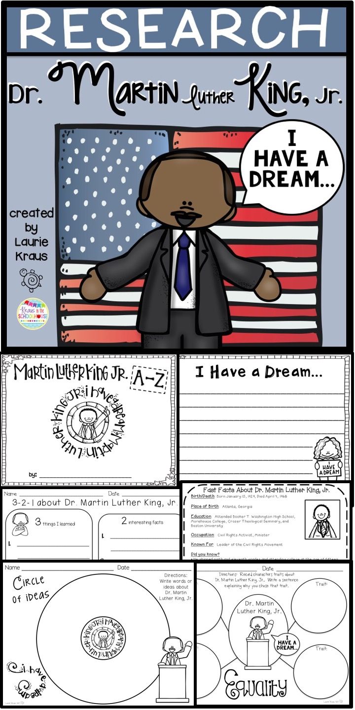 Research on martin luther king