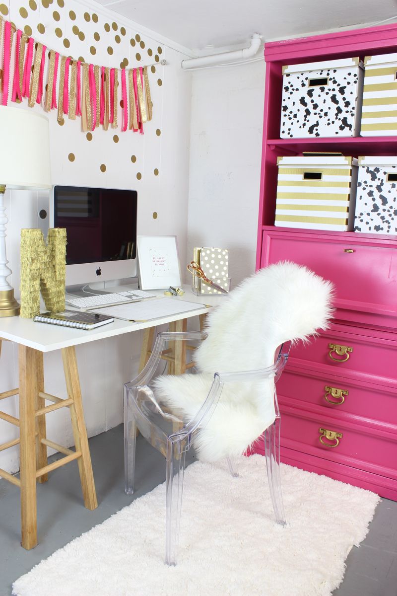 My Home Tour And Saying Goodbye To New York Office Nook Gold Room My Home Tour And Saying Goodbye To New York Cly Clutter