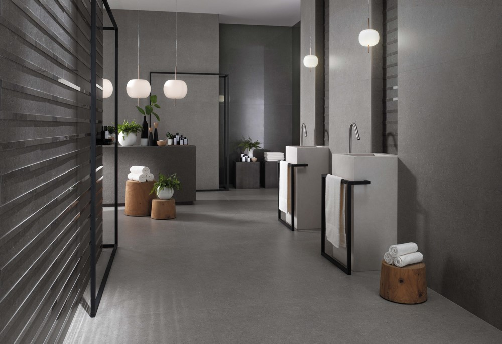 Atlas Concorde Kone Stone Look Porcelain Tile Spa Interior Design Treatment Room Spa Interior