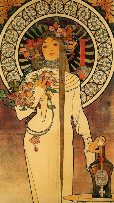 An Art Nouveau Inspired Poster Created As A Project For A Design