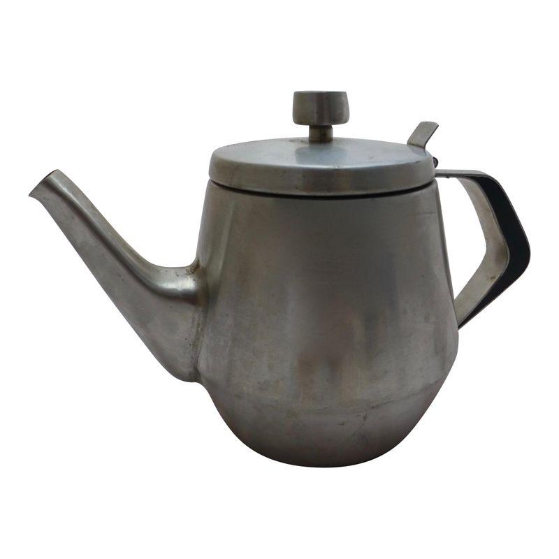 Swedish Mid Century Stainless Steel Tea Pot Tea pots Swedish Mid Century Stainless Steel Tea Pot Tea pots