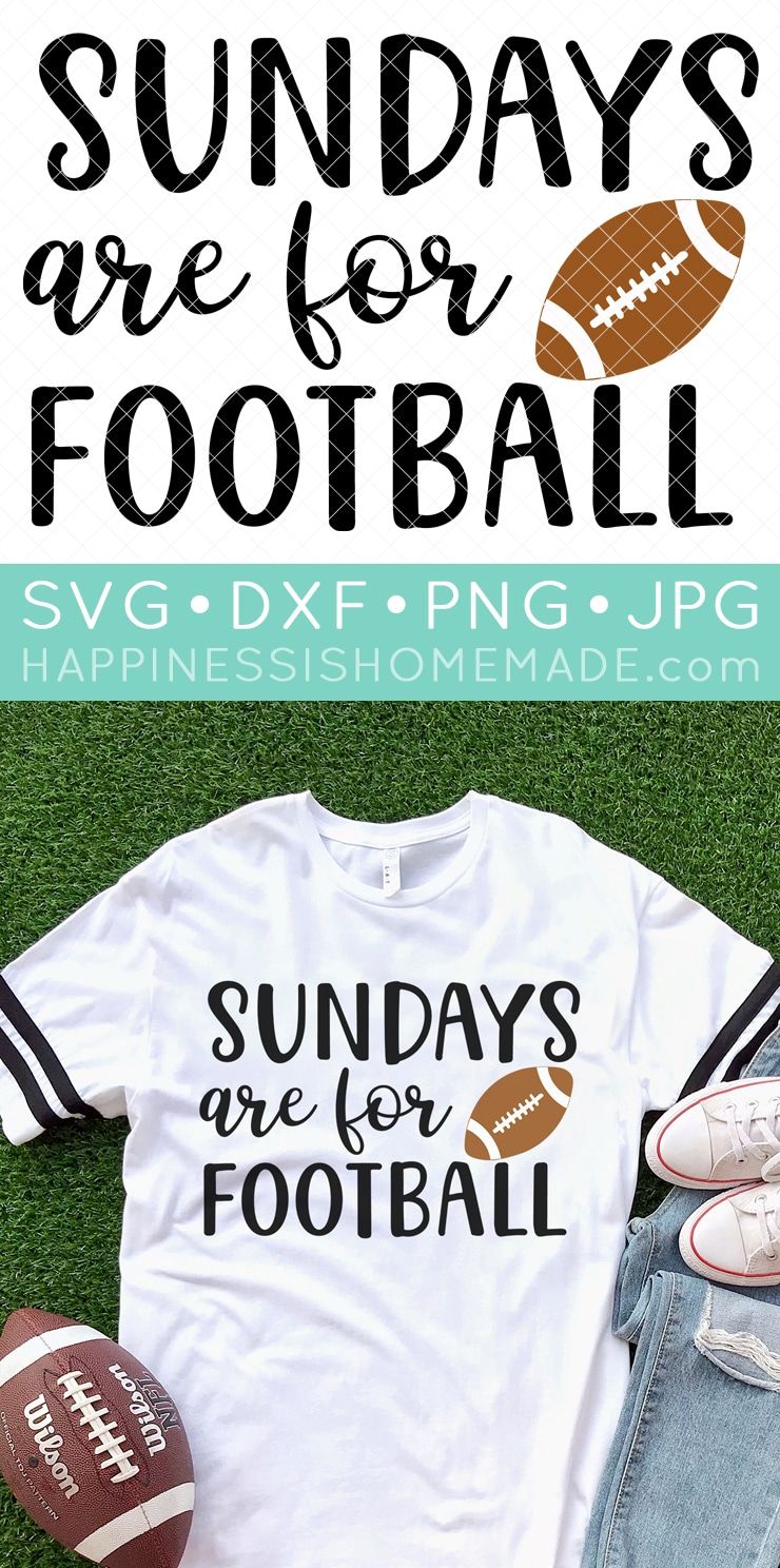 Download 14 Totally FREE Football SVG Files - perfect for making game day shirts, hats, can koozies, and ...