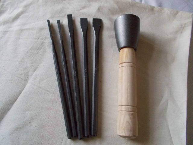 900g Stone Carving Dummy Hammer Fire-Sharp Carbon Steel