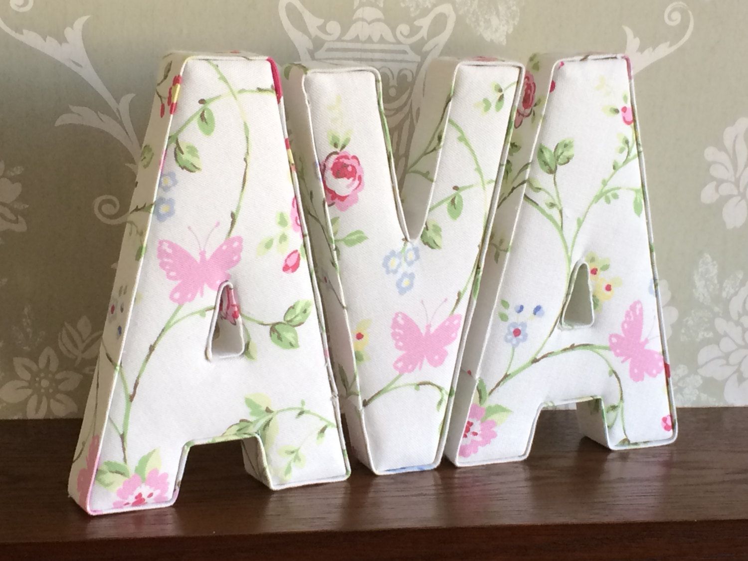 Decorative S Fabric Letters Free Standing Wall Mountable Decorative S Fabric Letters Free