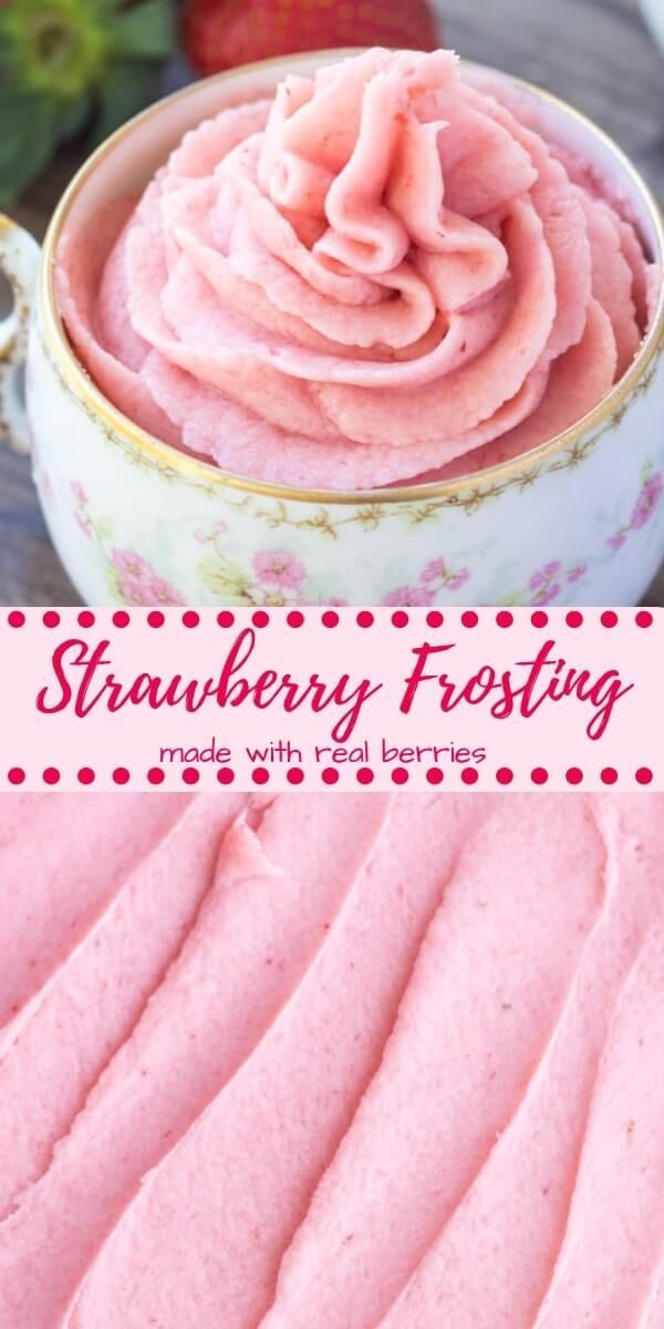 Strawberry Buttercream Frosting Strawberry Buttercream Frosting