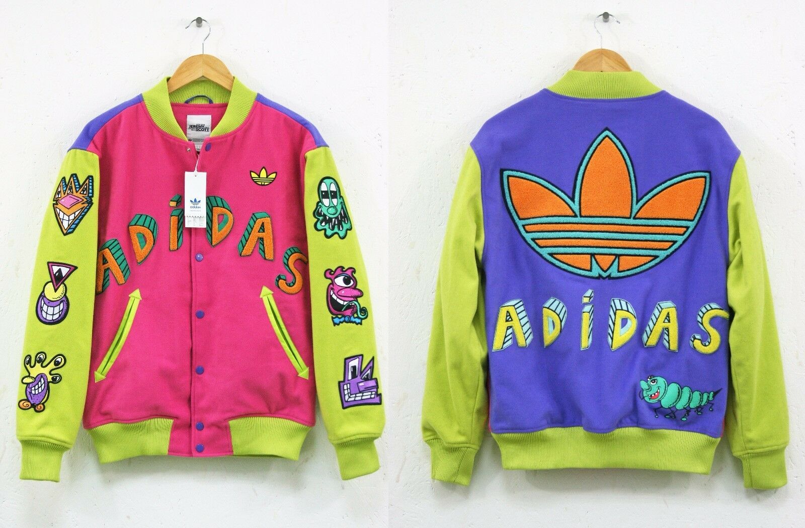 jeremy scott adidas varsity jacket