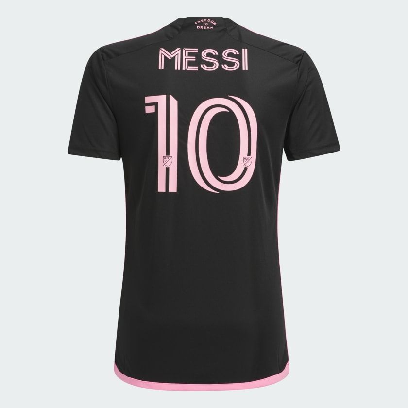adidas Messi #10 Inter Miami CF 23/24 Away Jersey - Black | Men's