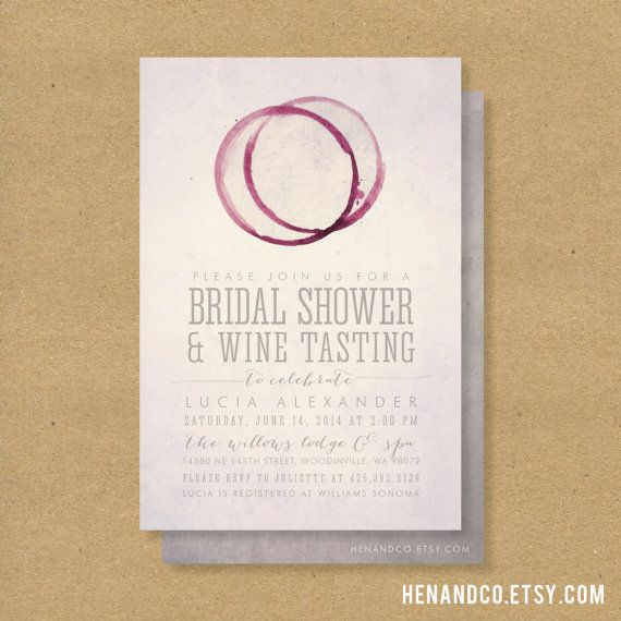 Flat Thank You Cards Wine Gl Tasting Stains Flat Thank You Cards Wine Gl Tasting Stains Bridal Shower Invitation