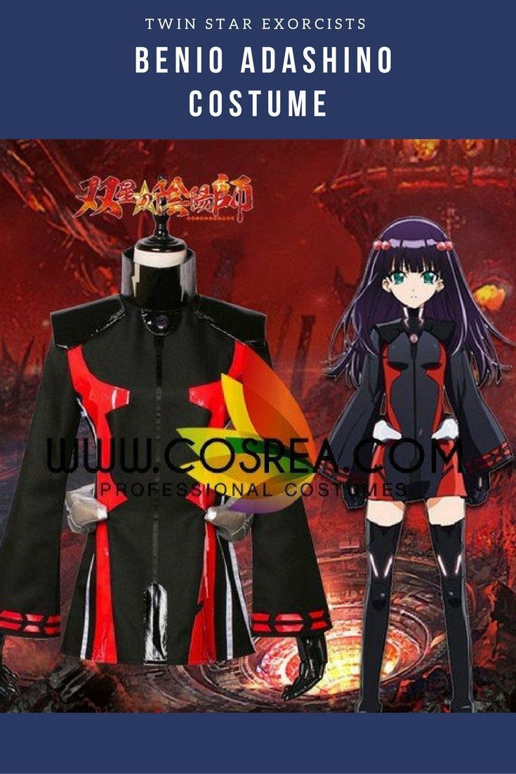 Anime Twin Star Exorcists Benio Adashino Cosplay Costume Dress Coat