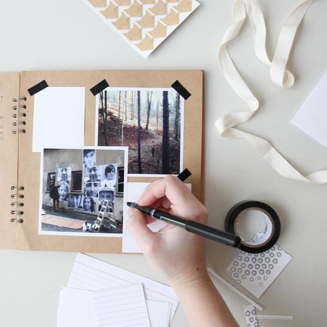 Photo Album Scrapbooking, Photo Scrapbook, Scrapbook Journal, Travel Scrapbook, Diy Scrapbook, Scrapbook Albums, Custom Scrapbook, Scrapbooking Ideas, Simple Scrapbook Ideas