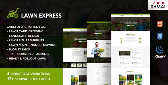 overview of lawn express template lawnexpress is a premium lawn care website template