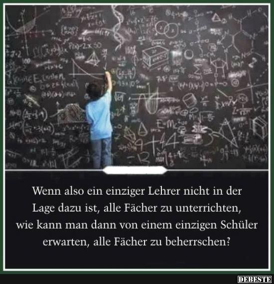 Wenn also ein einziger Lehrer nicht in der Lage.. Wenn also ein einziger Lehrer nicht in der Lage..