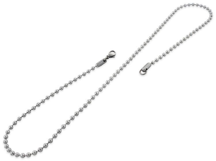 Stainless Steel 3.0mm 20in Ball Chain Stainless Steel 3.0mm 20in Ball Chain