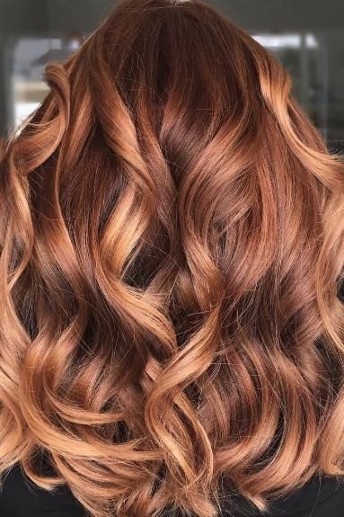 Go big or go home! If you’re feeling the warm coppers of summer, why not go all out? #summerhair #hairstyles #haircolor #southernliving Hair Color Auburn, Red Hair Color, Hair Color Balayage, Ombre Hair, Hair Highlights, Hair Colors, Auburn Balayage, Chunky Highlights, Caramel Highlights