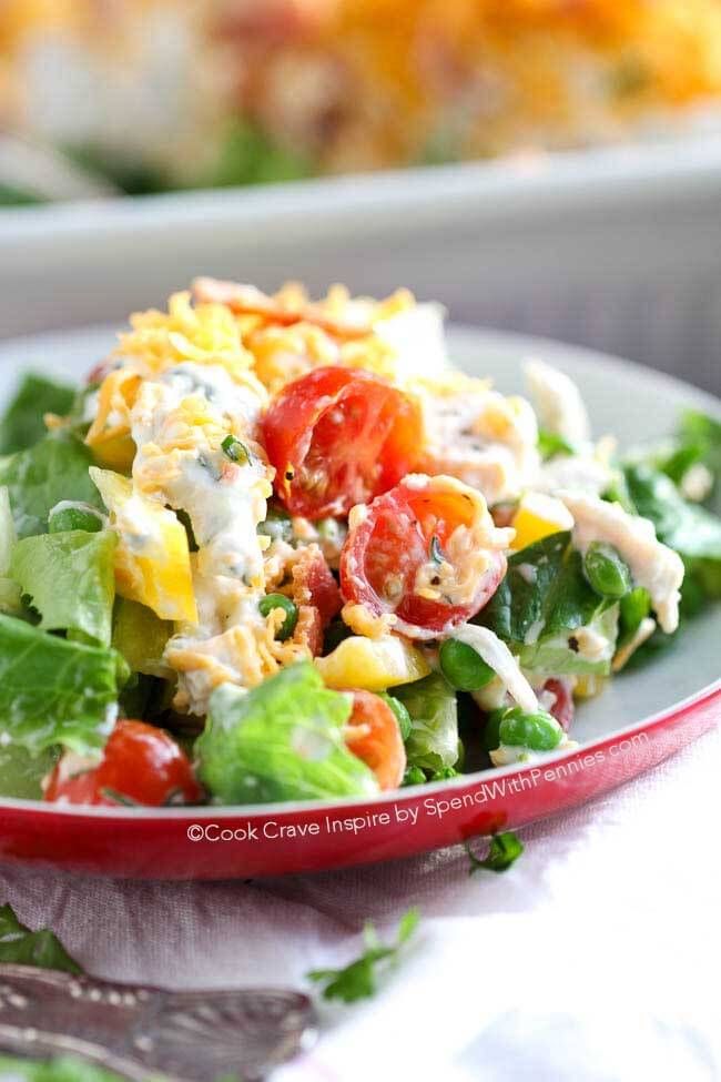 Single serving homemade salad dressing
