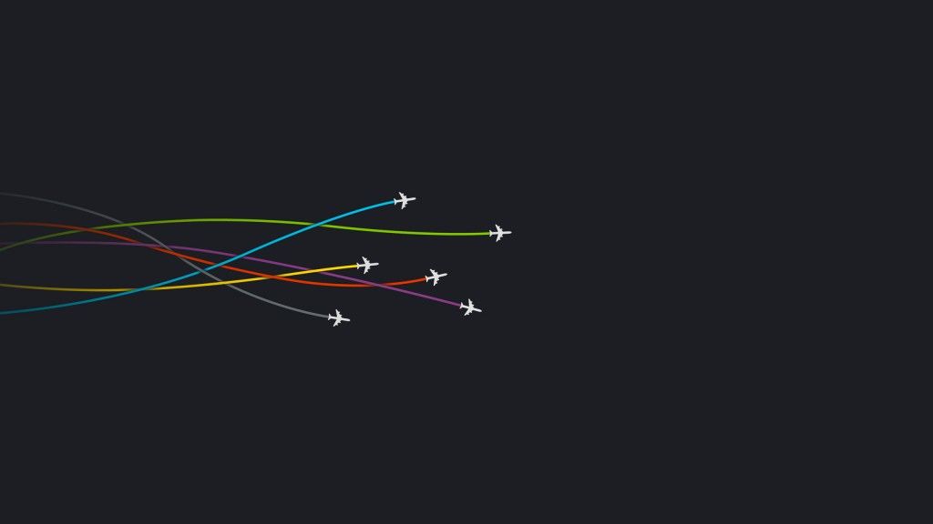 Airplanes colorful trails minimal abstract wallpaper Airplanes colorful trails minimal abstract wallpaper
