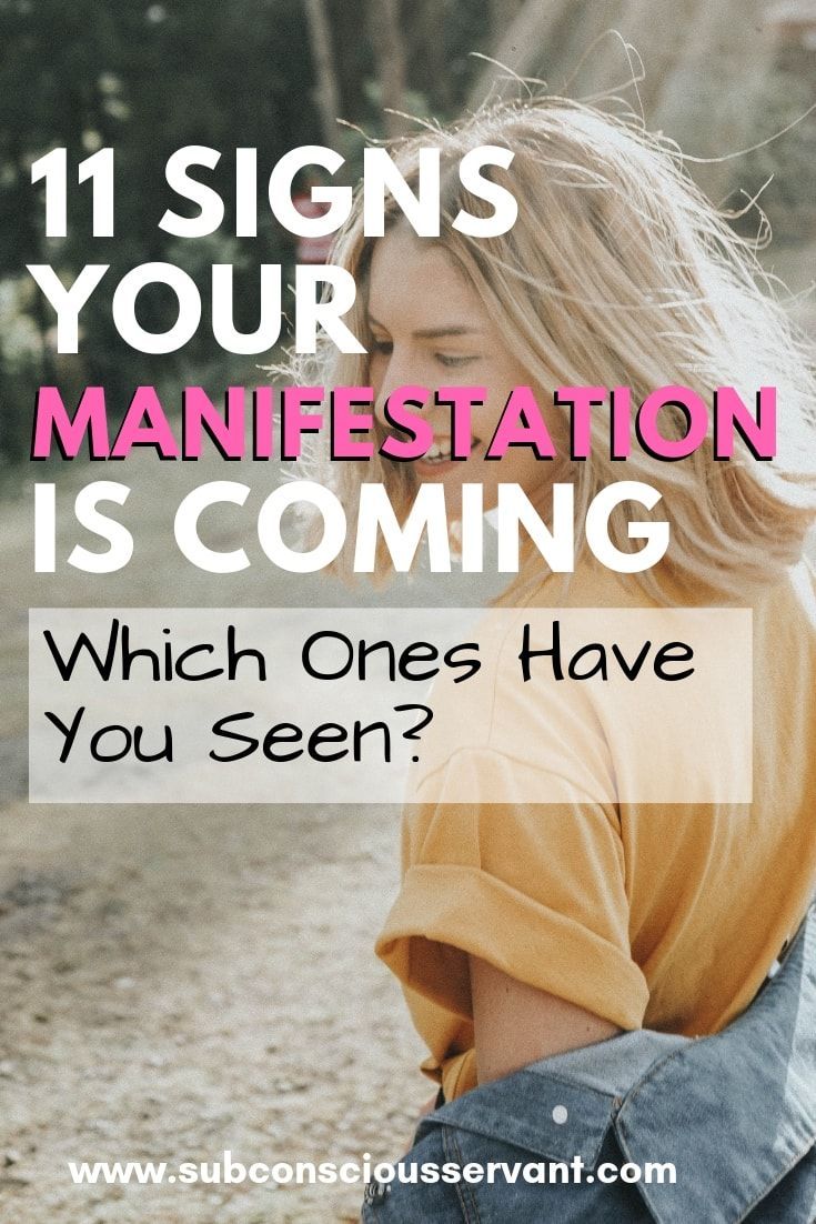 11 Signs Your Manifestation Is Coming