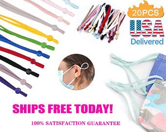White Elastic Cord 6mm1/4 Flat Elastic cord for mask | Etsy Diy Mask, Diy Face Mask, Sewing Supplies, Craft Supplies, Elastic For Sewing, Masks Crafts, Elastic Rope, Shipping Date, Snap Clips