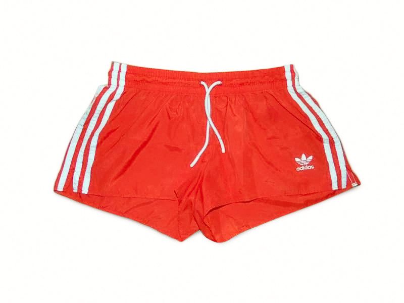 Rare Vintage 90s adidas trefoil shiny red marathon running Rare Vintage 90s adidas trefoil shiny red marathon running