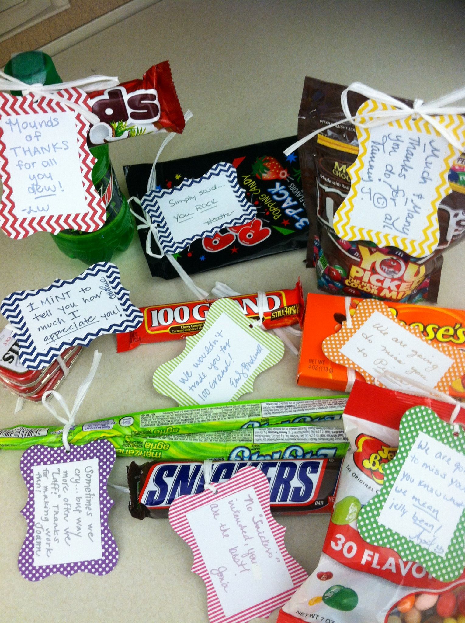 Candy Sayings We Gave To Our Boss Pastor Appreciation Day Employee 